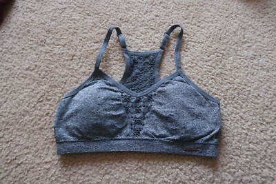 Danskin Women s Top Sport Bra High Impact Embedded Flexi Wire Grey