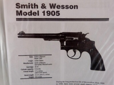 SMITH & WESSON MODEL 1905 HAND GUN BREAK DOWN INSTRUCTION KIT 