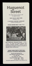 Huguenot Street New Paltz New York Vintage Travel Brochure Old American Street
