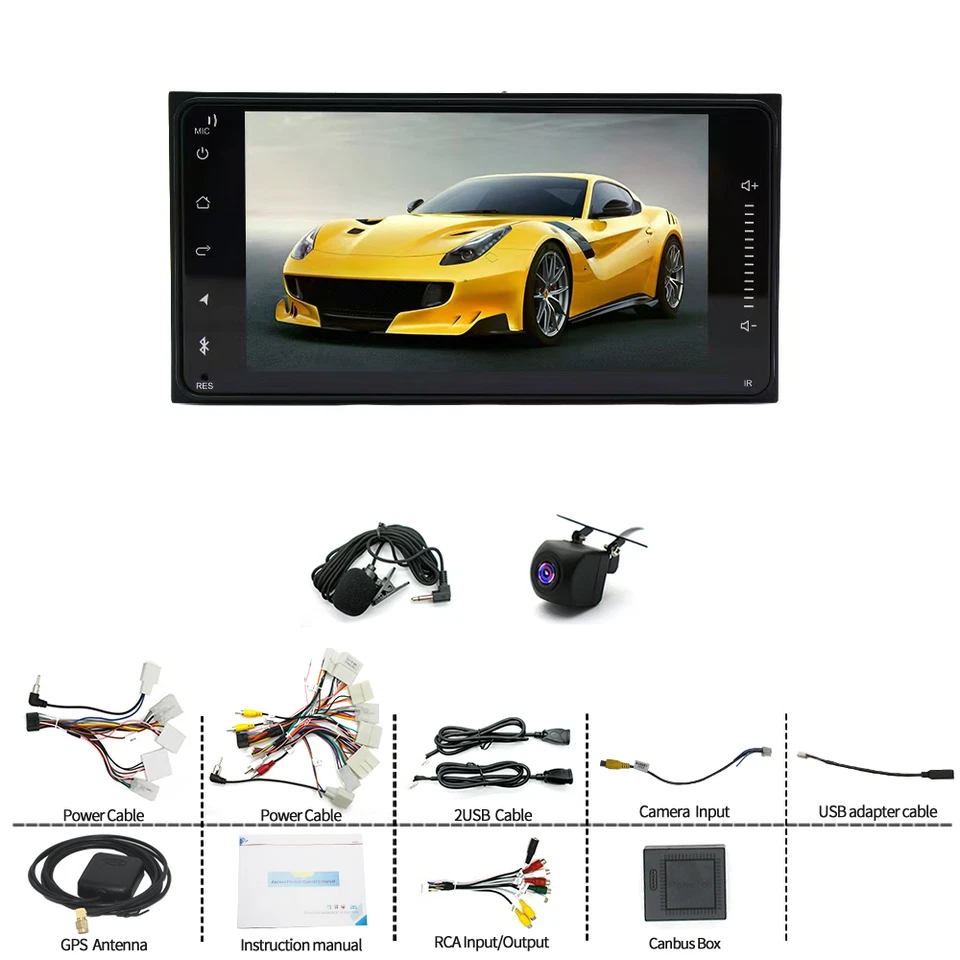 For Toyota Tundra Sequoia 2000-2006 CarPlay Android Auto Car GPS Radio JBL Foto 4 de 4