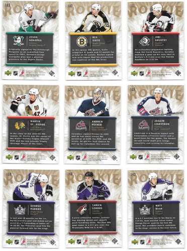 2003-04 & 2005-06 Upper Deck Rookie Update Hockey Rookies - You Pick, Choose - Picture 2 of 30