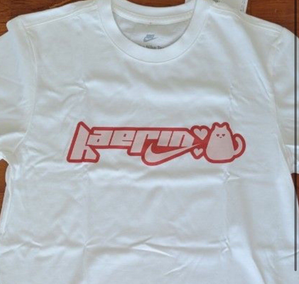 NEWJEANS LIMITED EDITION TEE NIKE BY YOU X NEWJEANS HAERIN NEWJEANS LIMITED EDITION TEE NIKE BY YOU X NEWJEANS HAERIN