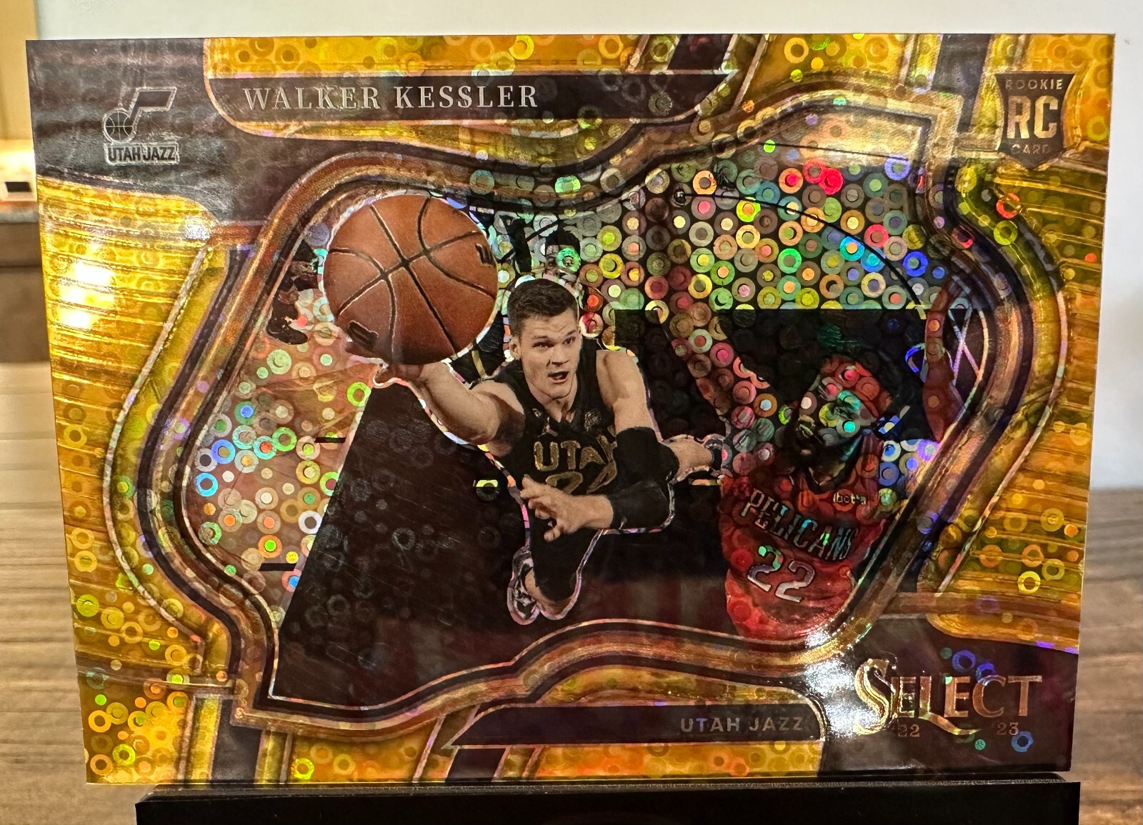 2022-23 Select Jazz Walker Kessler Rookie Courtside Gold Prizm 01/10 #276 RC SSP