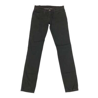 Ksubi Women's Skinny Pins Jeans Size 26 Black 29'' Inseam Low Rise