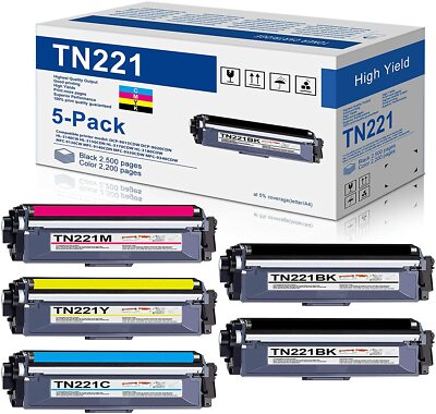 New TN221 TN225 Toner Cartridge For Brother MFC-9130CW MFC-9330CDW MFC-9340CDW
