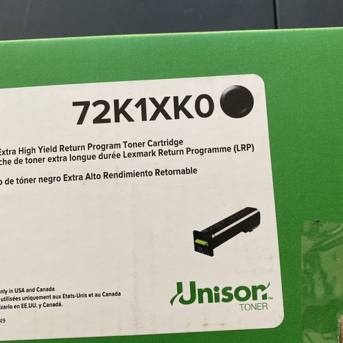 LEXMARK Extra HY Black Toner 72K1XK0 for CX820 CS820 CX825 CX860 (Damaged Box) - 第 4/5 張圖片