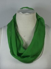 Infinity scarf, chiffon, solid color, 100 polyester, hand wash
