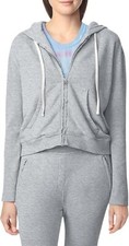 Bandier Sincerely Jules The Juniper Hoodie Womens SZ 2XL Vintage Heather Grey