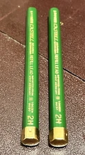 VTG Lot of 2 Green Tubes A.W. Faber Castell Drawing Leads 9030 H & 4H Germany