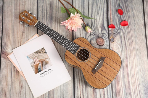 Concert Ukulele 23 Inch Professional Learn to Play Beginner Ukelele with 12 Onli - Picture 8 of 8
