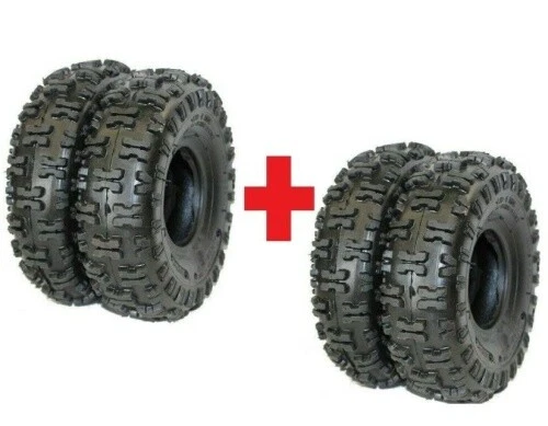 Pneus Pour Enfants Quad 4 Pièces 2x 4.10-6 Et 2x 13x5.00 - Photo 2/4