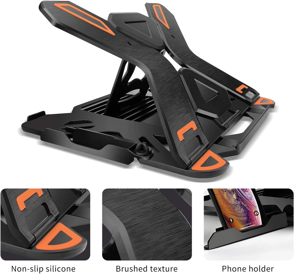 Laptop Stand Adjustable Laptop Computer Stand Multi-Angle Stand Phone Stand Port