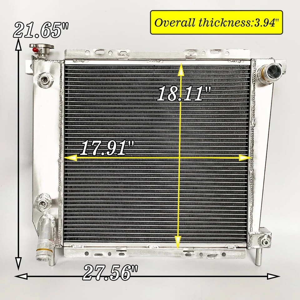 Radiador para Ford Explorer Ranger Bronco II 1985-1994 Mazda B3000 AT/MT 3,0 L 4,0 Foto 2 de 4
