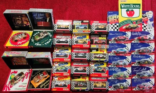 Vintage Matchbox Super Stars NASCAR Lot of 30 1/64 DieCast Free Shipping!