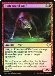 Runebound Wolf 168/495 Uncommon Foil Innistrad Remastered