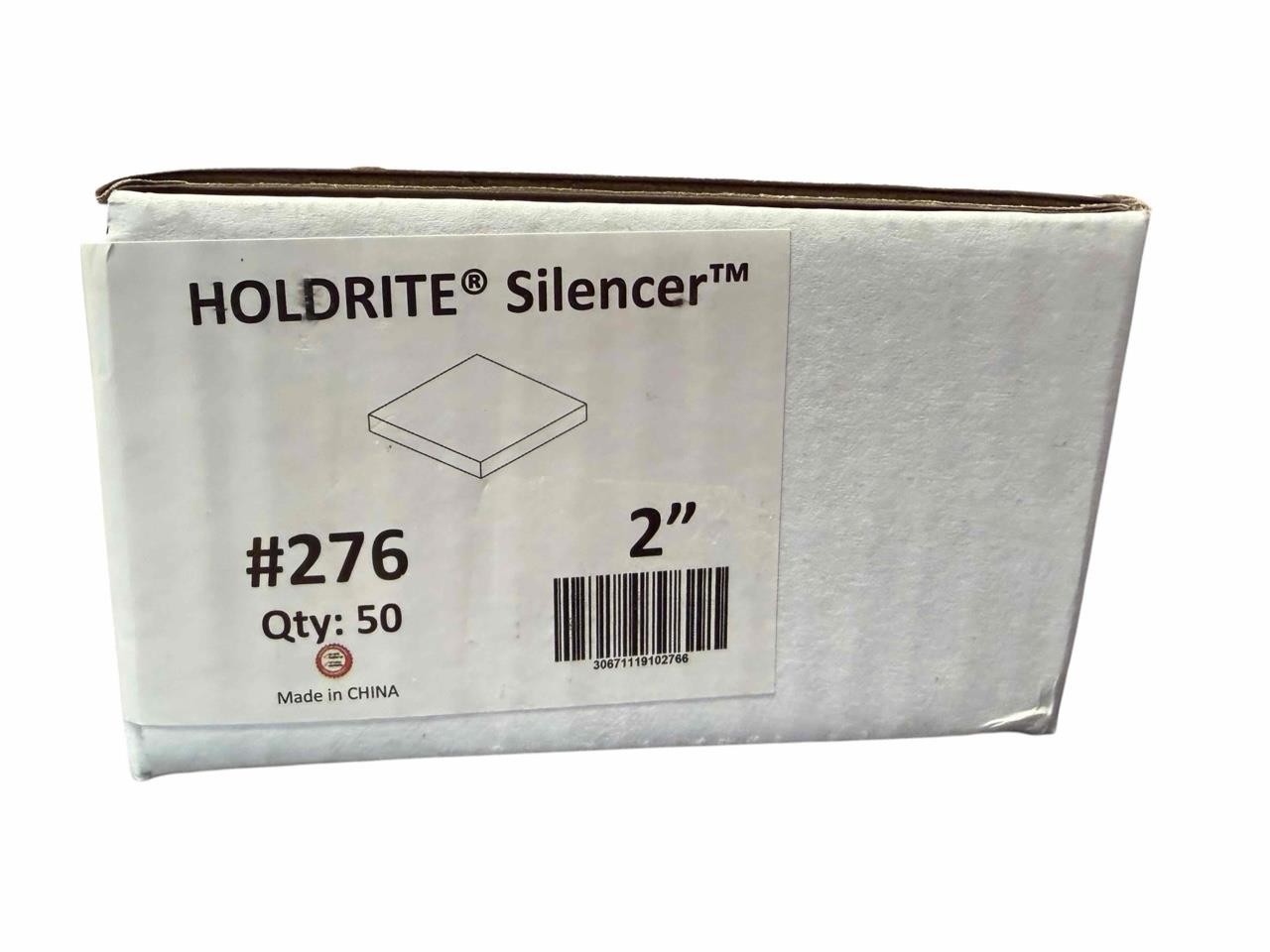 NEW 50 Pack #276 Holdrite Silencer 2" Rubber Riser Clamp Acoustic Isolation Pads