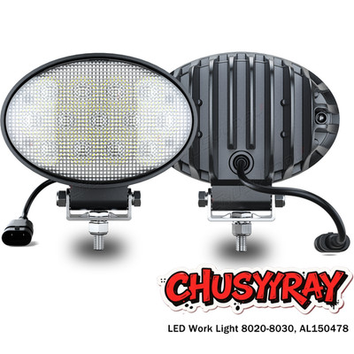 2PCS LED Work Light Flood Headlight AL150478 for Deere 7020-7030 8020-8030
