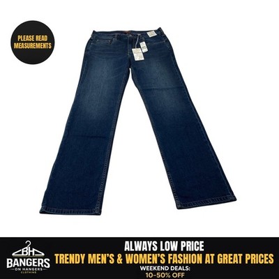NWT Tommy Bahama Sand Drifter Jeans Mens 34X34 Blue Denim Authentic Vintage Dark