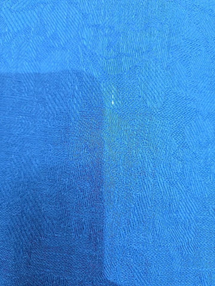 Traje de Vestido Chaqueta Plaza South 2 Piezas Talla 18 Azul Bordado Rosas Lino LEER Foto 4 de 4