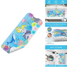 Kids Bathtub Mat Non Slip 40x16 Mermaid