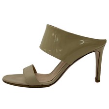 Gianvito Rossi Beige Patent Leather Leather W...