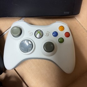 Microsoft Xbox 360 S Black 250GB, 2 Controllers , Power Cord, Tested And Works