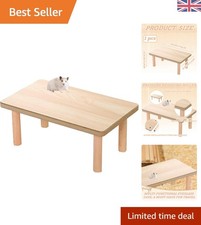 Wooden Hamster Platform 25x14x12 cm - Safe Resting & Play Space for Small Pets
