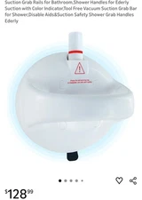 Safety Suction Shower Bathtub Grab Bar Glow in The Dark Easy Install Elderly