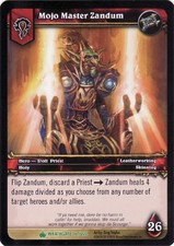 Moderate Play WoW TCG Mojo Master Zandum Wrathgate World of Warcraft