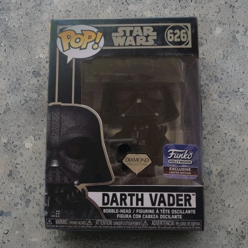 Funko Pop Star Wars #626 Darth Vader Diamond Collection Hollywood Exclusive