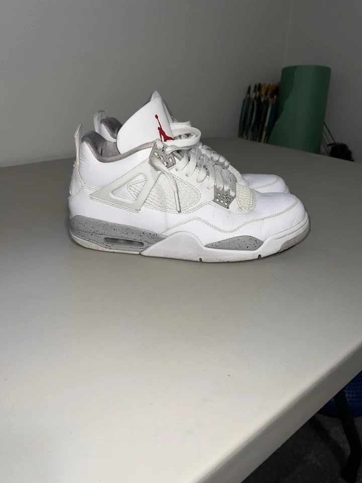 Nike Air Jordan 4 Retro Oreo/Blanco, Talla 10.5, CT8527-100 Foto 3 de 4