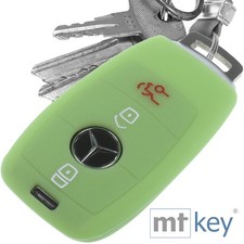 Auto Schl&uuml;ssel H&uuml;lle Glow Gr&uuml;n f&uuml;r Mercedes W247 W213 S213 C238 A238 C118 V167