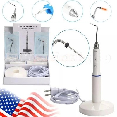 Cordless Dental Endo Gutta Percha Obturation System Heated Pen+Heated Tips
