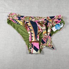 Goldenpoint Front Tie Bikini Bottom UK 14 Microfibra Soft Touch High Cut Costume