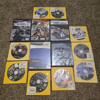 PS2 14 Game Racing Lot NFS Most Wanted Burnout 3 Test Drive ATV Offroad (Tested)