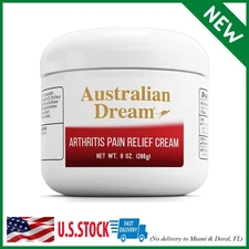 Australian Dream Arthritis Pain Relief Cream, 9 oz. Jar – Soothing Relief for Mi
