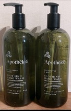 2x 500ml APOTHEKIE  Eucalyptus & Mint Soothing Hand Wash with Essential Oils UK