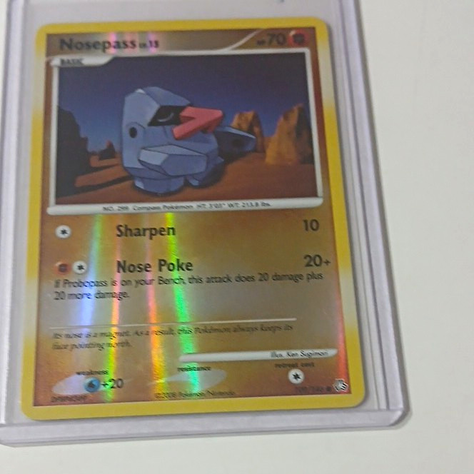 The Pokémon Company Nosepass Legends Awakened 109/146 Reverse Holo C 70HP EN