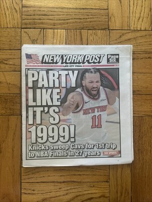 New York Post Knicks Eastern Conference Finals Champions May 26, 2026