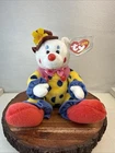 Vintage Ty Beanie Babies Juggles The Clown Bear EUC With Tags 2000s