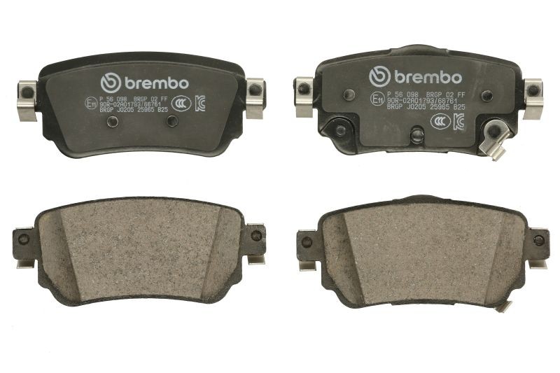 Bremsbelagsatz, Scheibenbremse P 56 098 BREMBO für NISSAN RENAULT - Bild 7