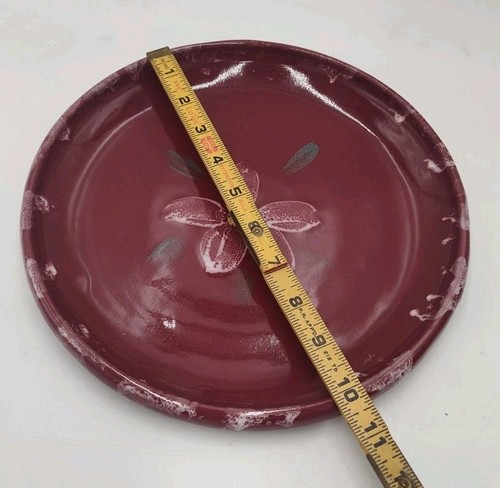 Vintage ByBee Pottery W/Flower Plate Kentucky Signed - 第 3/11 張圖片