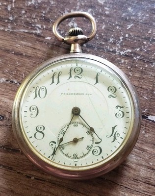 Vtg Gallet Pocket Watch Size 8s 21 Jewels 4 Adjustments Works T. E. Dickinson
