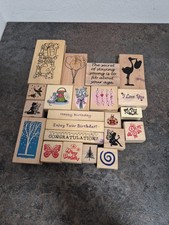 Mixed Rubber Stamp Bundle (22) Card Making Crafts Crafting