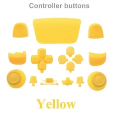 Yellow Playstation 5 PS5 Full Set ABXY R1 L1 R2 L2 Thumbstick D-Pad Button