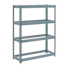 Boltless Extra Heavy Duty Shelving 48"W x 12"D x 60"H 4 Shelves No Deck