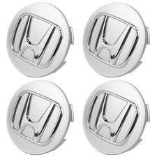 4x Wheel Center Caps Hub Emblems Silver Badge 69mm2.75in Fit For Honda Civic 4x Wheel Center Caps Hub Emblems Silver Badge 69mm2.75in Fit For Honda Civic
