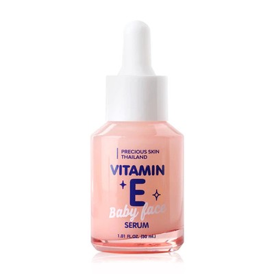Precious Skin Vitamin E Baby Face Serum 30ml Reduce Dark Spots Clear Facial Skin
