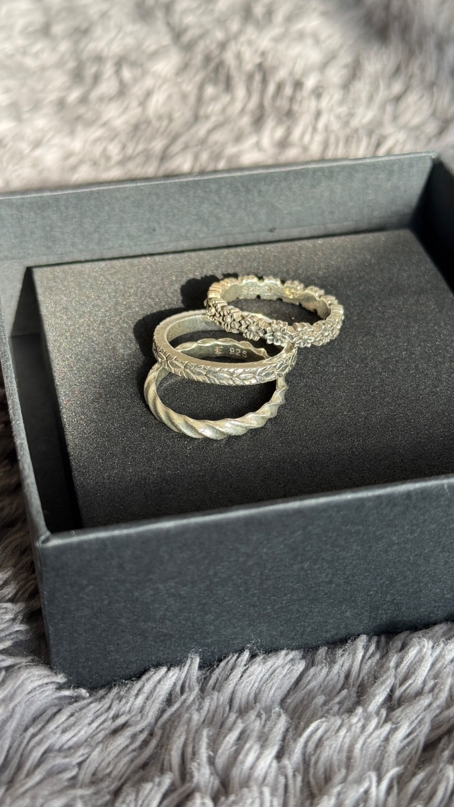 Clocks and Colours “Grounded” Stackable Ring Set … - image 1