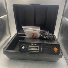 Vintage 1984 Escort Cincinnati Microwave Radar Warning Receiver Detector WORKS